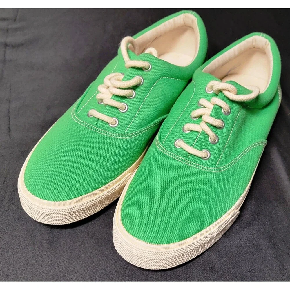 NORDSTROM NAUTILUS Low Top Casual Lace-up Sneakers Men's Size 10.5 Green